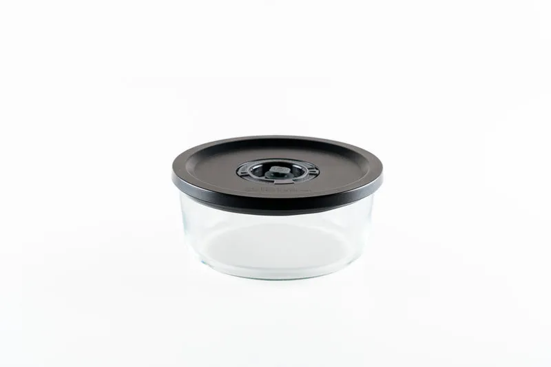 Recipiente hermético redondo con tapa de vacío 800ml