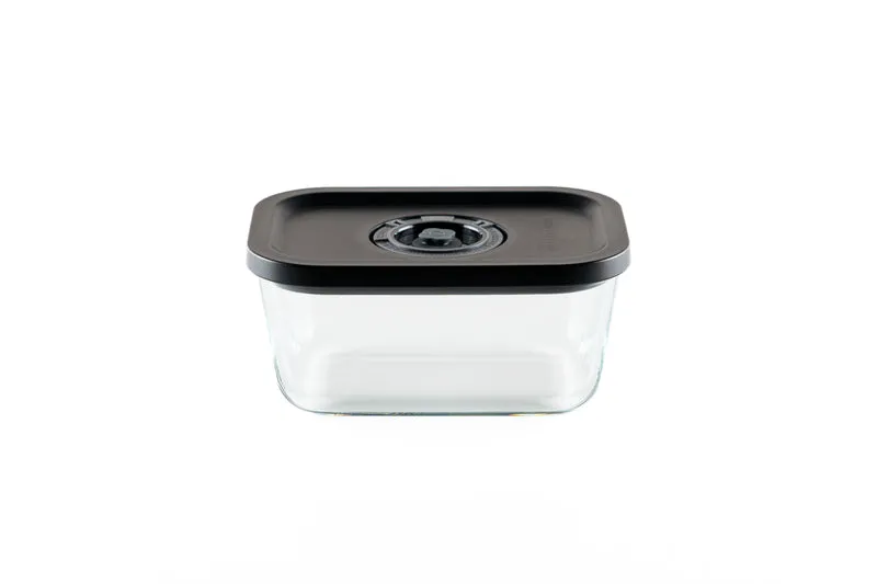 Recipiente hermético rectangular con tapa de vacío 800ml
