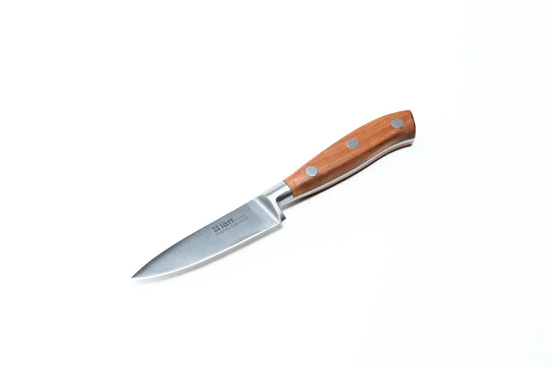 Cuchillo pelador 9cm acero inoxidable y mango madera