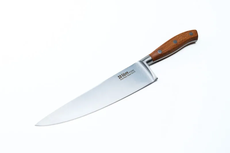 Cuchillo chef 20cm acero inoxidable y mango madera