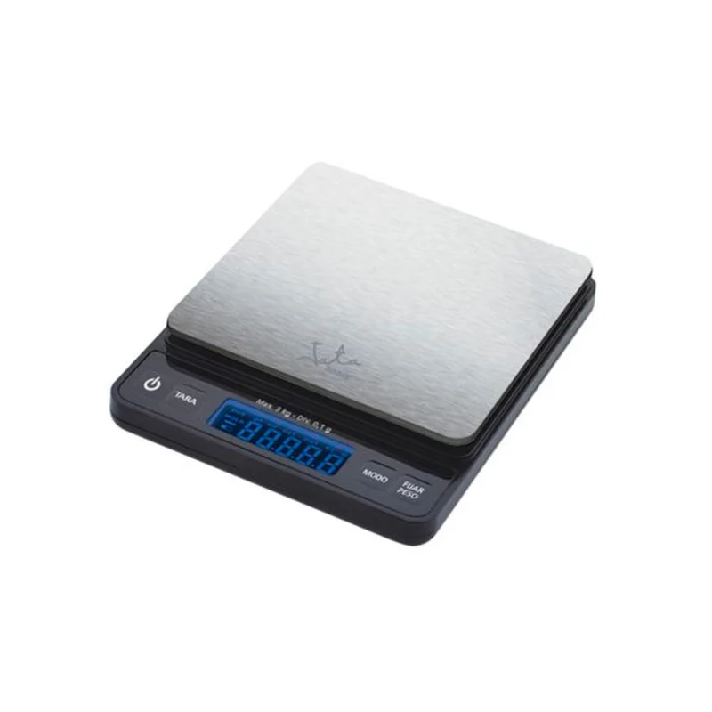 Báscula de cocina digital JATA 773 3 Kg Acero inoxidable Negro