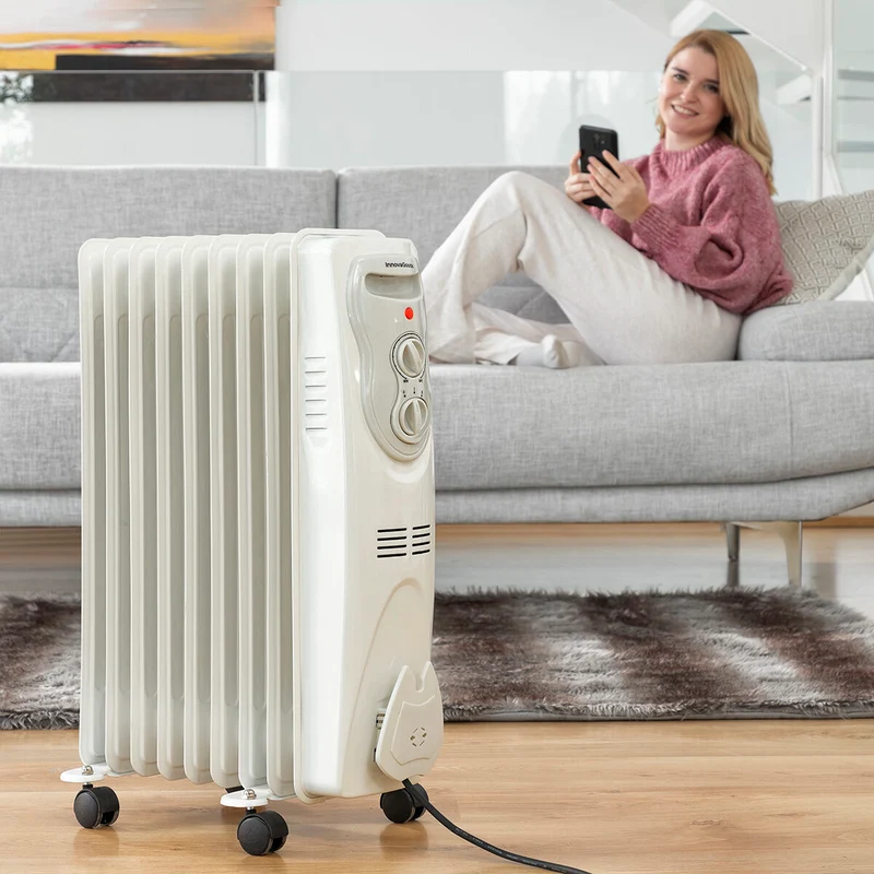 Radiador de Aceite Oinine InnovaGoods 2000 W (9 cámaras)