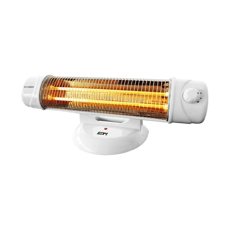 Calentador de cuarzo EDM 07131 07131 Blanco 600-1200 W