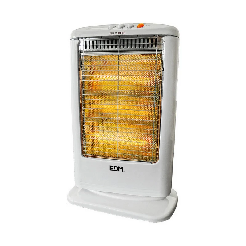 Calentador de cuarzo EDM 07117 07117 Blanco 1200 W