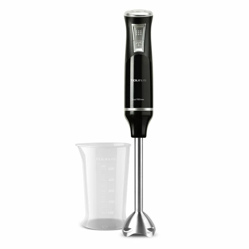 Batidora de Mano Taurus BAPI 750 INOX Negra Acero Inox