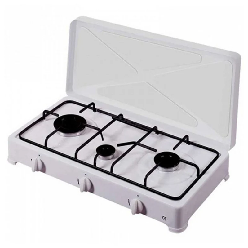 Estufa de gas Vitrokitchen 300BB BUT Blanco Blanco/Negro (32 x 60 x 12 cm)