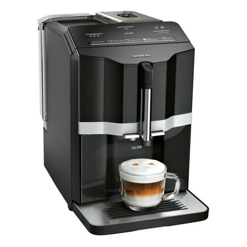 Cafetera Superautomática Siemens AG TI351209RW 1,4 L 15 bar 1300W Negra 500 ml 15 bar 1300 W 1,4 L