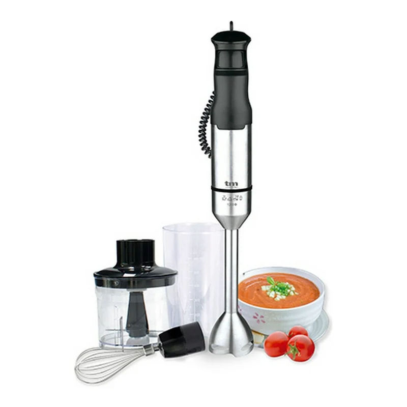 Batidora de mano TM Electron Acero inoxidable 1200 W
