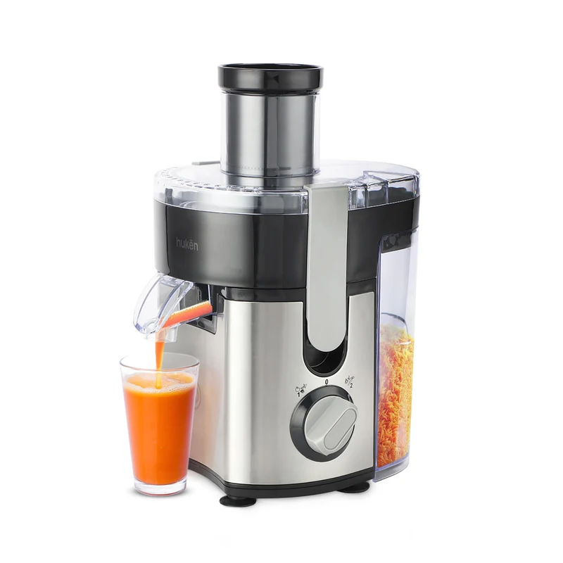 Extractor Jugos 400W Acero 2 Velocidades Hukën