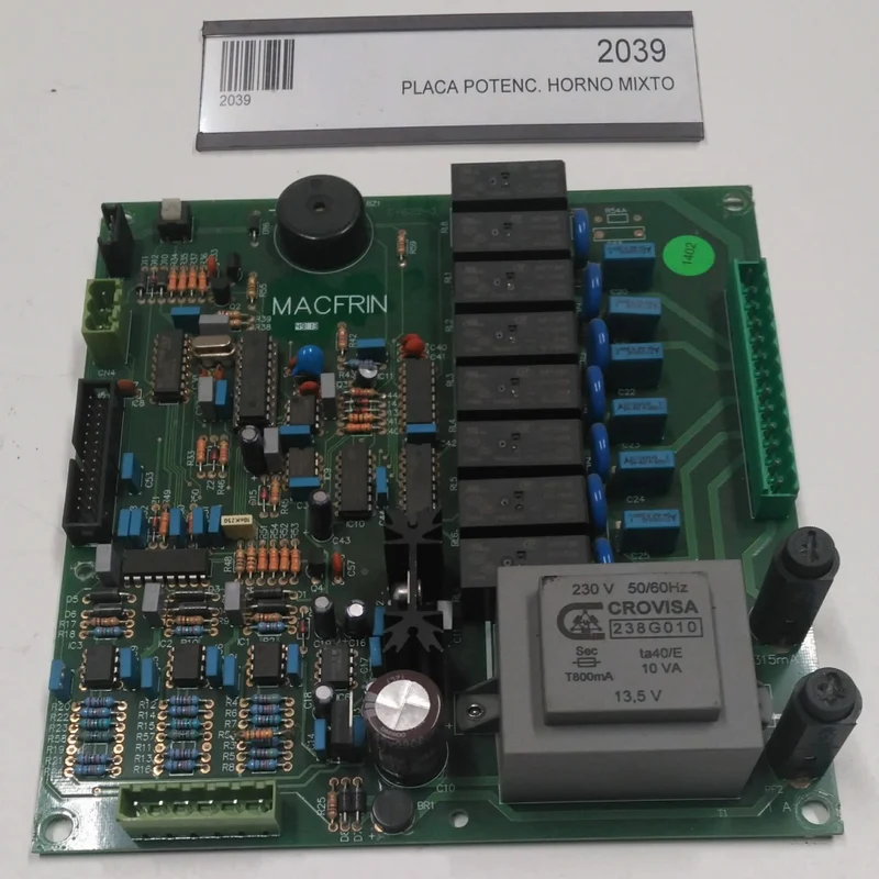 2039 PLACA POTENC. HORNO MIXTO 628-A