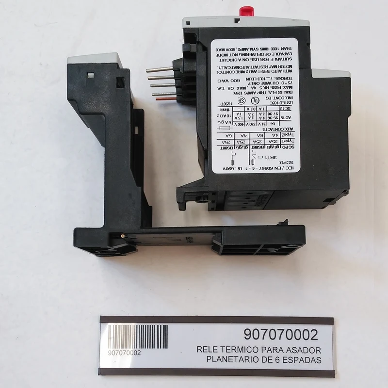 907070002 RELE TERMICO PARA ASADOR PLANETARIO DE 6 ESPADAS