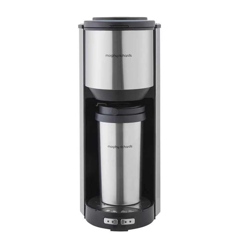 Tazza Pour & Go Single Cup Coffee Machine with Grinder