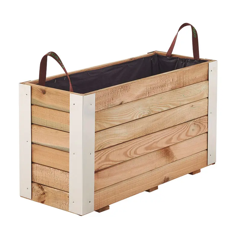 JARDINERA BAMBÚ 80X30X43,5 CM, 72L