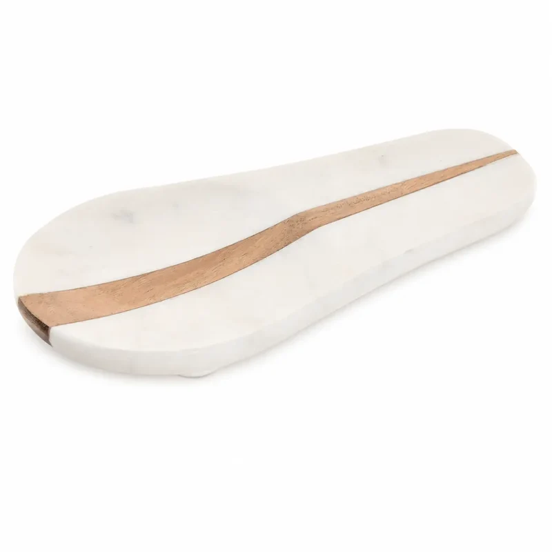 SOPORTE CUCHARA MARMOL ACACIA 11,5X23