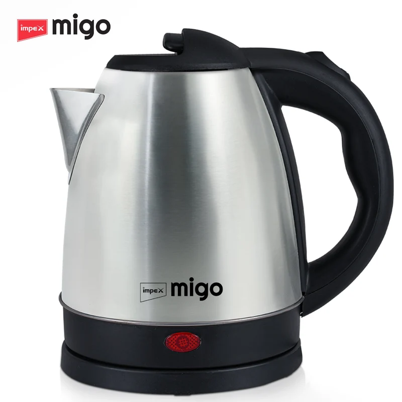 MIGO INFERNO 1.8L Electric Kettle | 1500W | Cordless | Stainless Steel | Auto Shut-Off | 1 Year Warranty