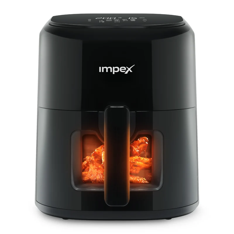 Smart Fry DS45 Air Fryer 4.5 L (Black) | 1200 W | 80% Less Oil | Fry, Defrost, Roast, Grill & Bake | 2 Year warranty