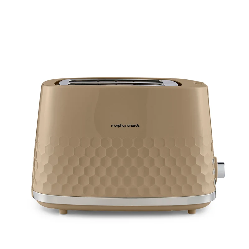Hive 2-Slice Beige Toaster - Travertine