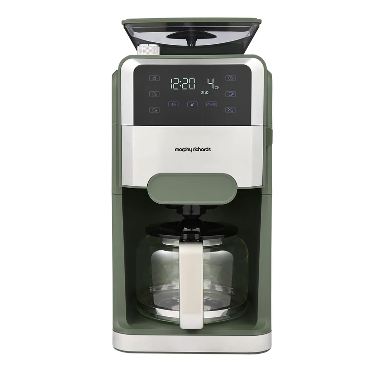 Zino Grind & Brew Automatic Filter Coffee Machine - Olivine