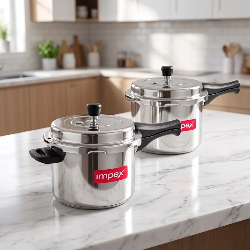 Pressure Cooker Combo - 3L & 5 L Stainless Steel Pressure Cooker
