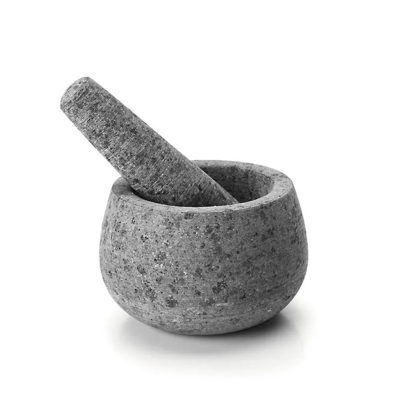 MORTERO CON MANO DE GRANITO 12X8CM LACOR