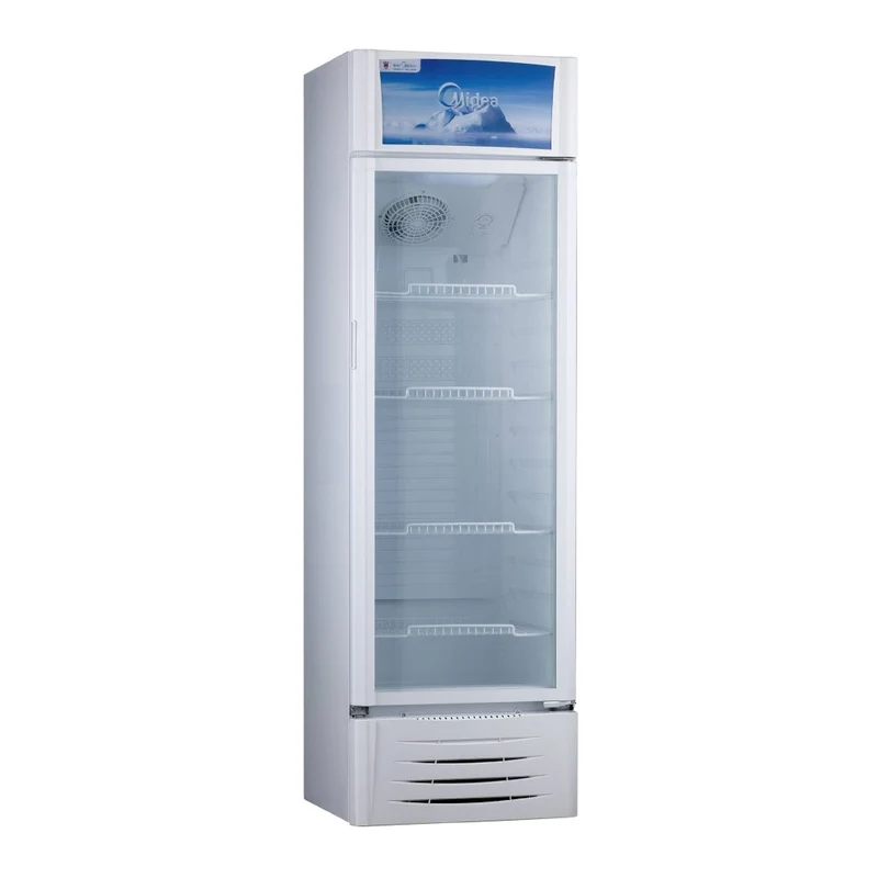 Midea Refrigeradora Exhibidor 11 Pies con Luz (MDRZ309CCNWH-CA)