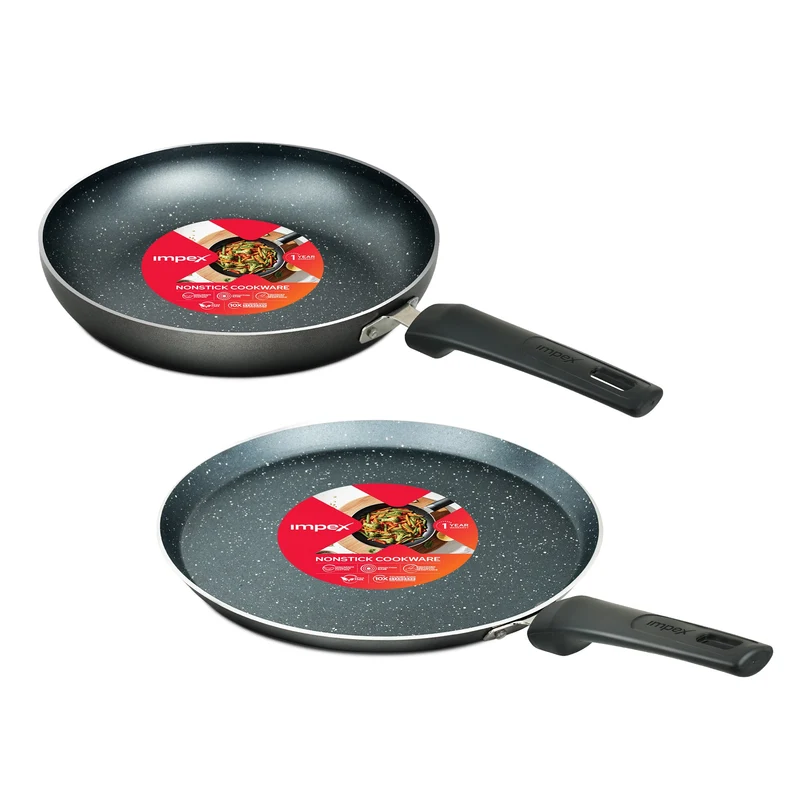 2 Piece Granite Cookware Set DELIGHT TF2624 | Non Stick | Non-Induction