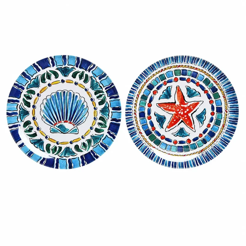 PLATO MELAMINA 28X28X1 SURTIDO