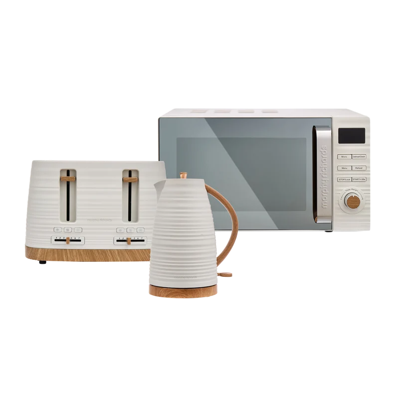 Clay Kettle, Toaster and Microwave Set - Clay China