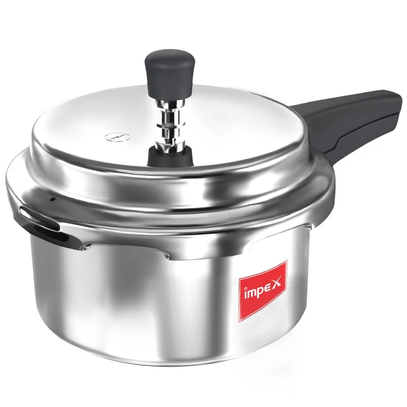ECO 2 Litre Aluminium Pressure Cooker | Gas & Induction Compatible | Fast Heating & Durable | 5 Year Warranty