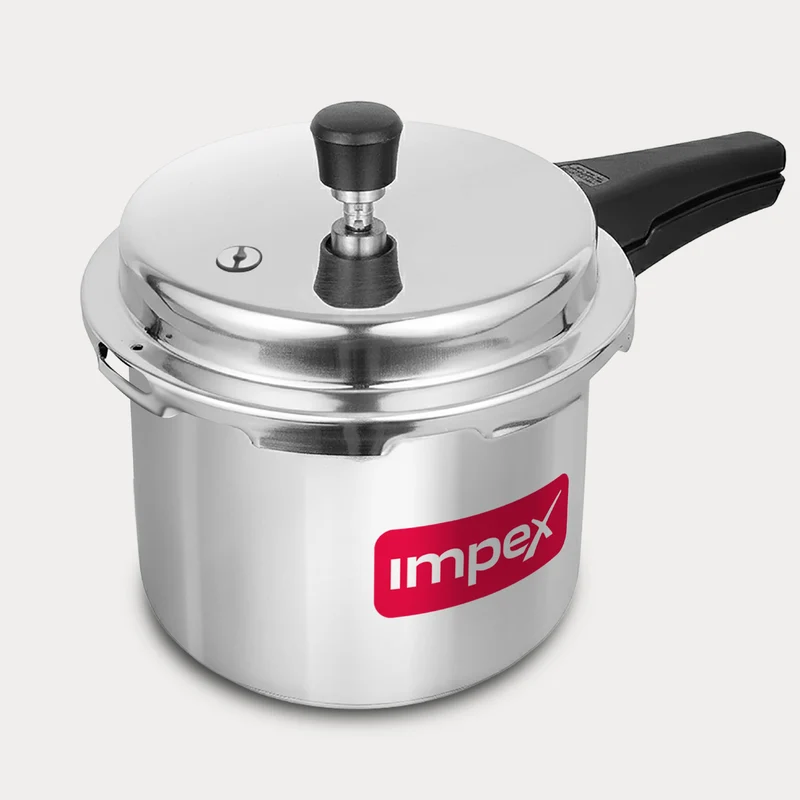 ECO 3 Litre Aluminium Pressure Cooker | Gas & Induction Compatible | Fast Heating & Durable | 5 Year Warranty