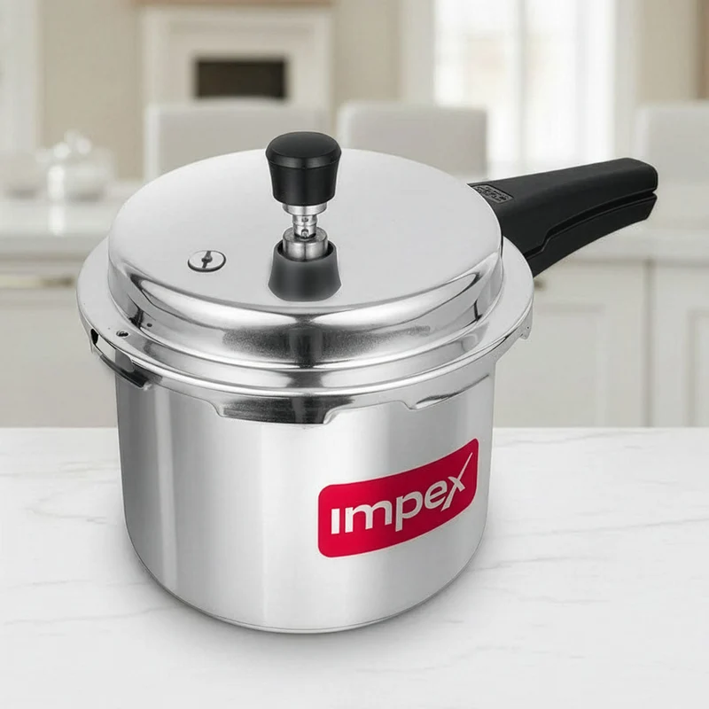EP3 3 Litre Stainless Steel Pressure Cooker | Sandwich Bottom | Gas & Induction Compatible | 5 Year Warranty