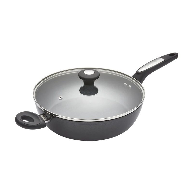 28cm Forged Aluminium Lidded Saute Pan