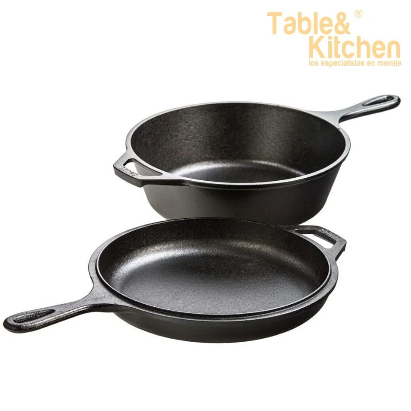 JUEGO 2 SARTENES HIERRO FUNDIDO LODGE 26 CM