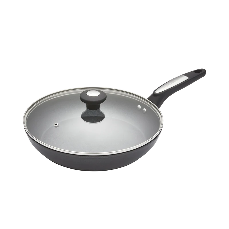 28cm Forged Aluminium Ceramic Lidded Frying Pan