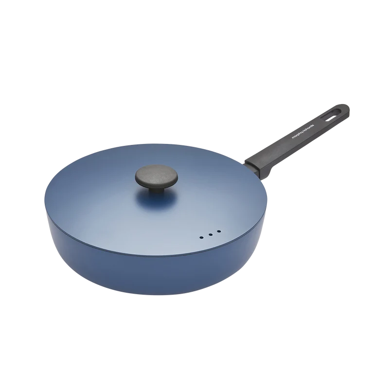 28cm Forged Aluminium Saute Pan - Blue