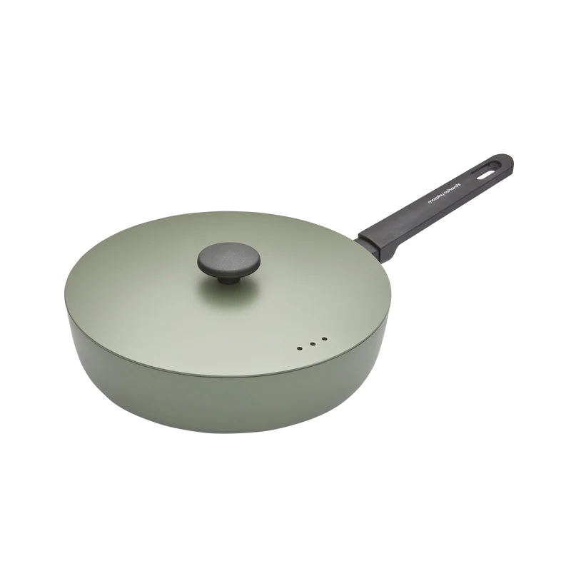 28cm Forged Aluminium Saute Pan - Green