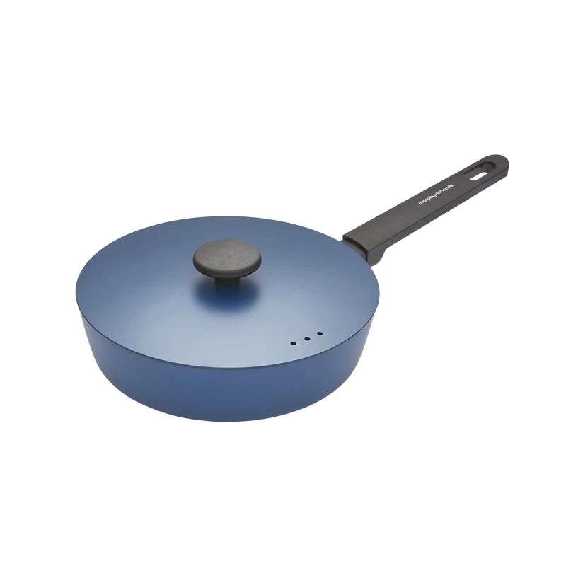 24cm Forged Aluminium Saute Pan - Blue