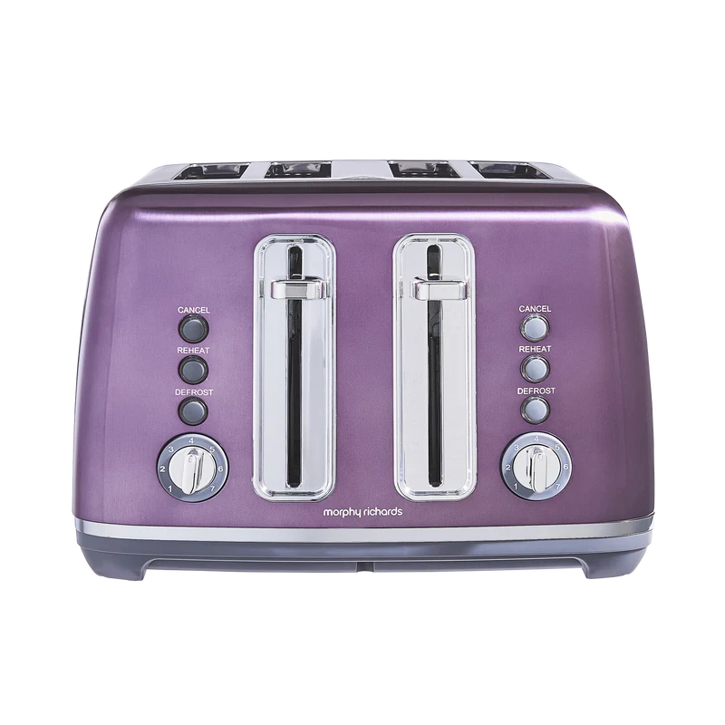 Accents 4-Slice Toaster - Purple
