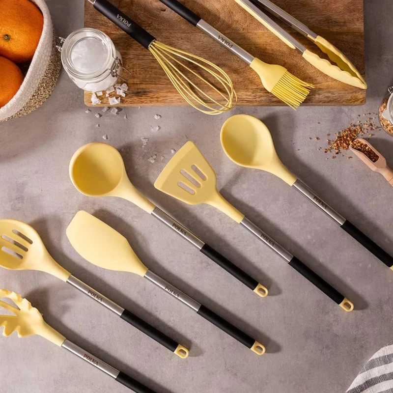 SET DE UTENSILIOS COCINA POLKA VULCANO