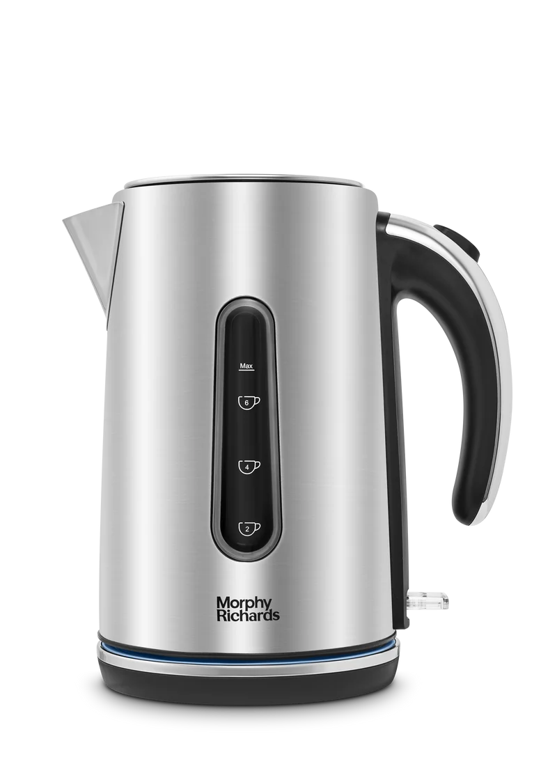 Motive 1.7L Silver Jug Kettle - Brushed Steel
