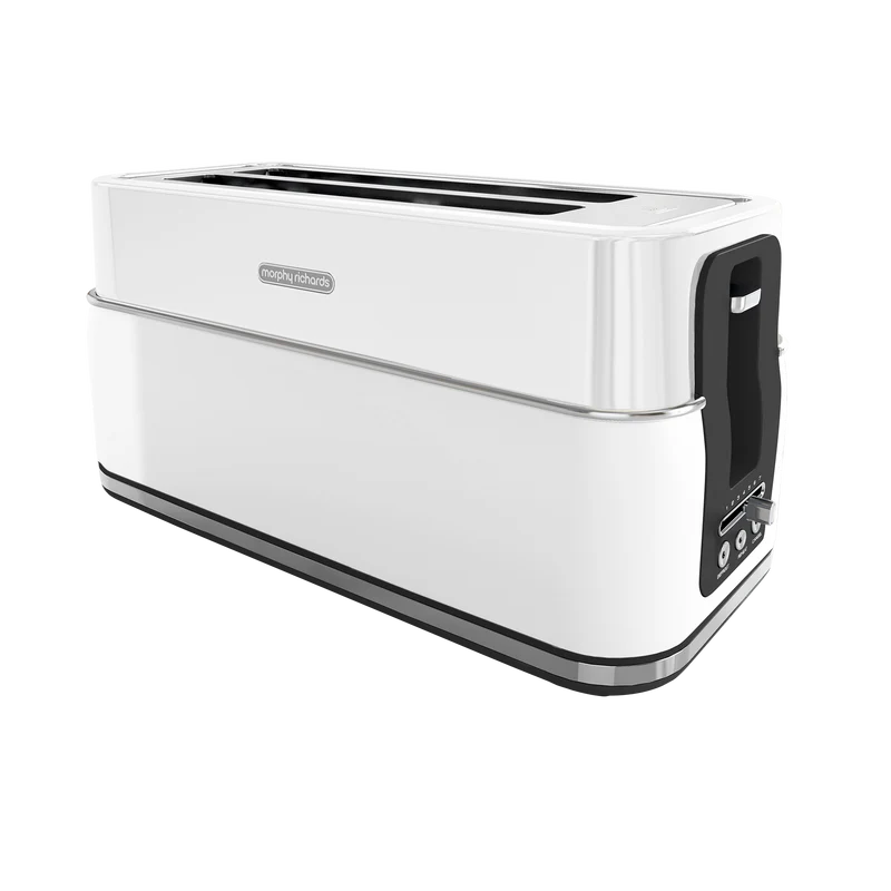 Signature Matt White 4-Slice Toaster