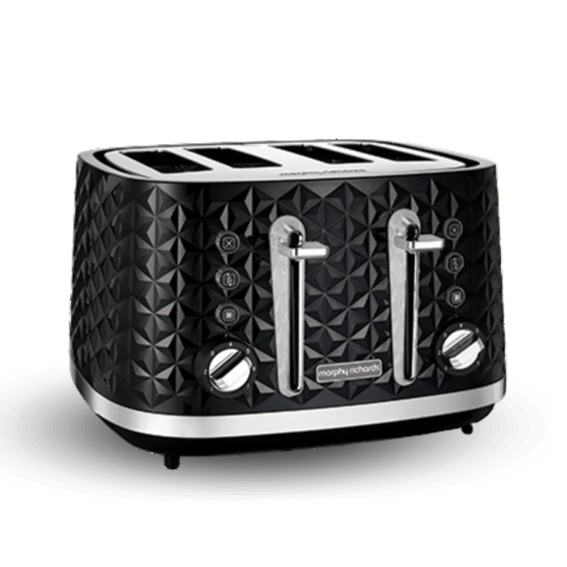 Vector Black 4-Slice Toaster