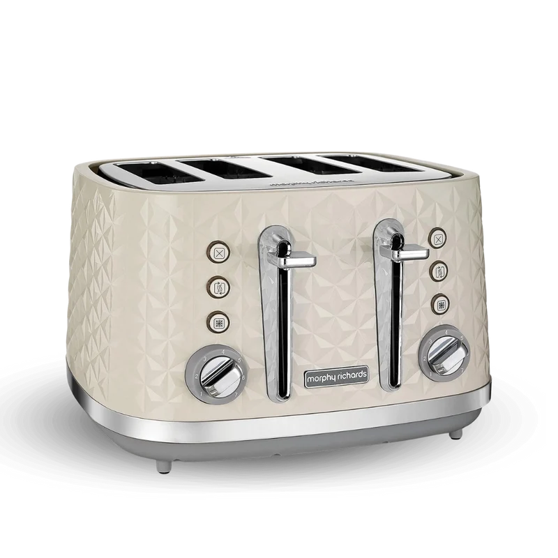 Vector Cream 4-Slice Toaster