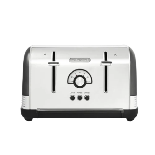 Venture Retro Black 4-Slice Toaster