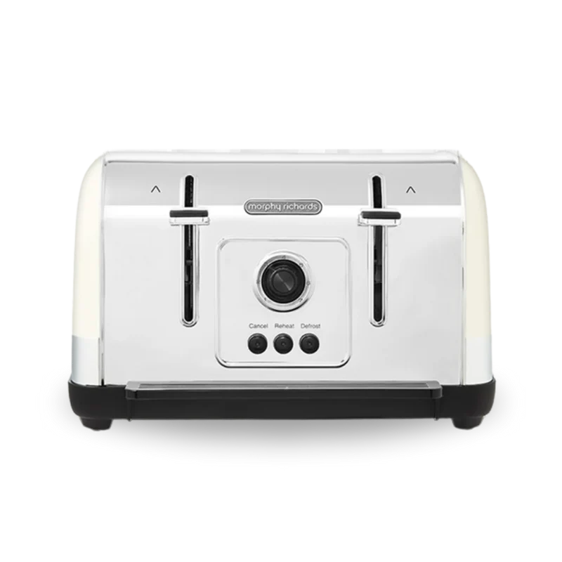 Venture Cream 4-Slice Toaster