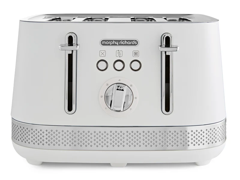 Illumination White 4-Slice Toaster