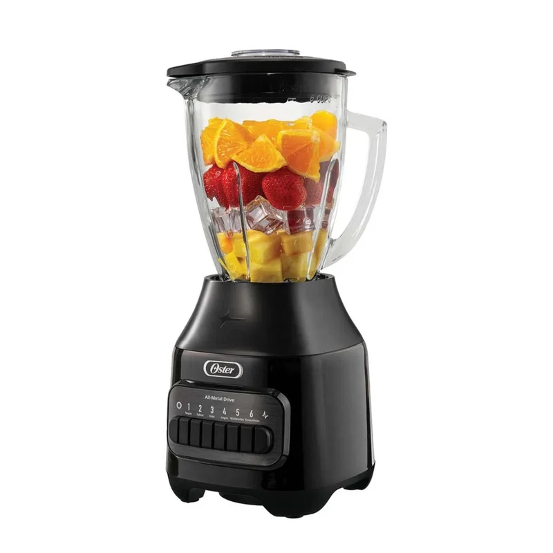 Oster Licuadora Jarra de Vidrio 6 Velocidades 1.5 L (BLSTPEG)