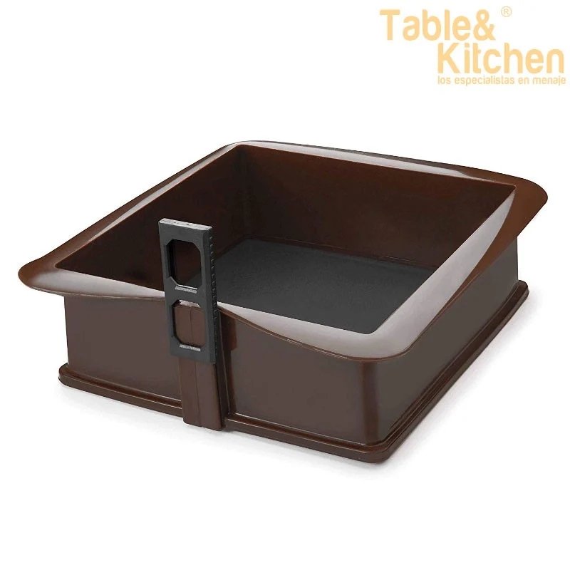 MOLDE DESMONTABLE CUADRADO 21X21X7CM LACOR