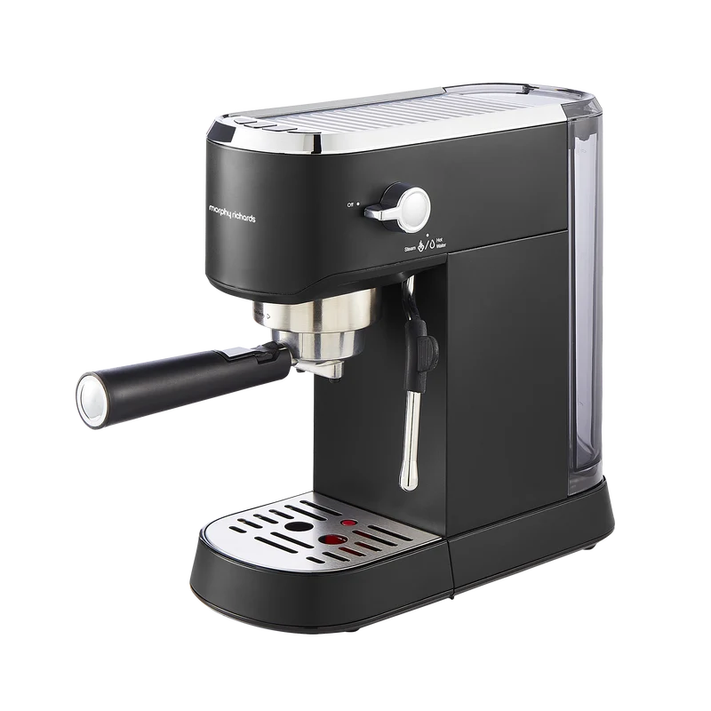 Traditional Compact Pump Espresso Coffee Machine - Black