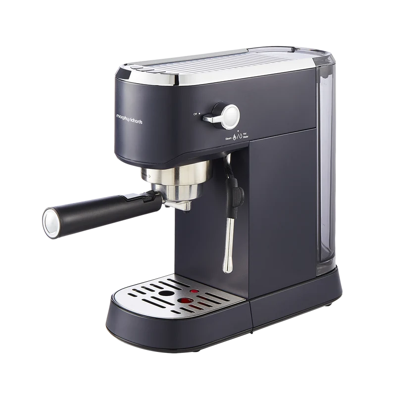 Traditional Compact Pump Espresso Coffee Machine - Navy